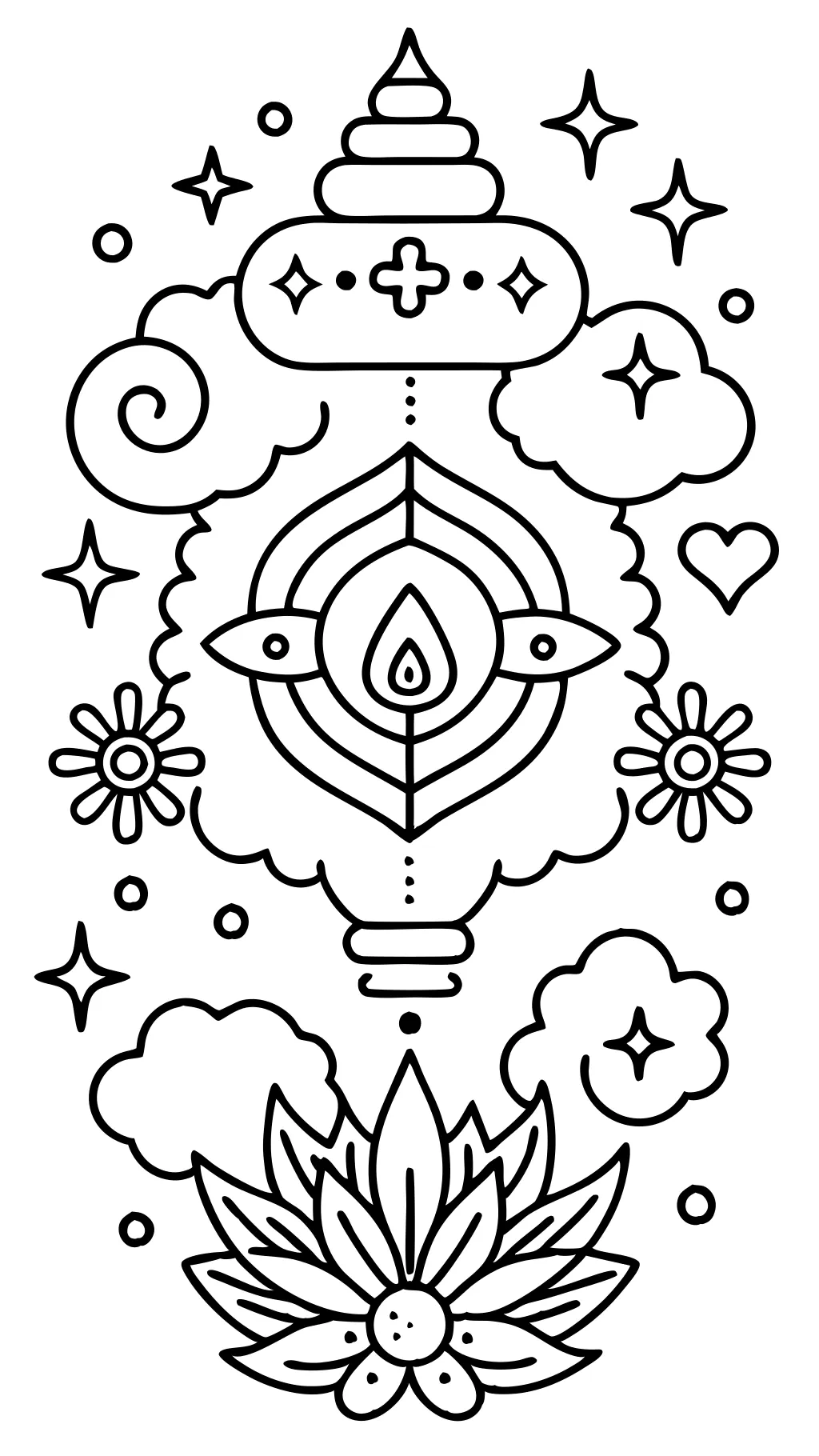 mental health depression aesthetic coloring pages